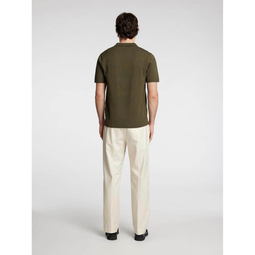 Selected Homme Teller Short Sleeve Knit Polo Shirt